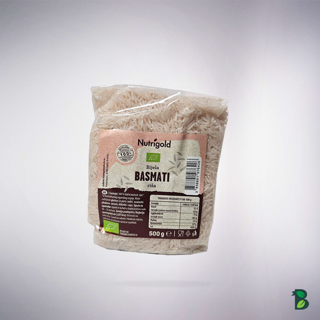 Basmati riža 500g – Organska – Bioteka Sarajevo