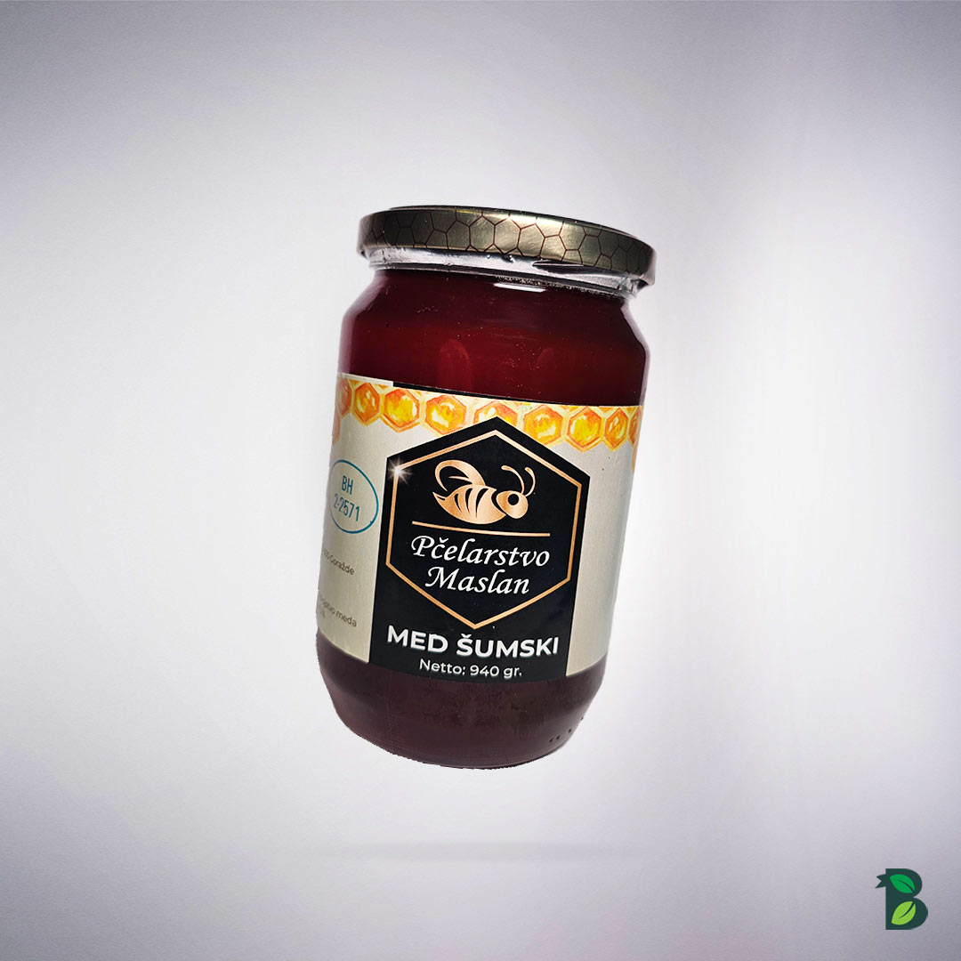 Domaći šumski med 940g - 100% prirodan