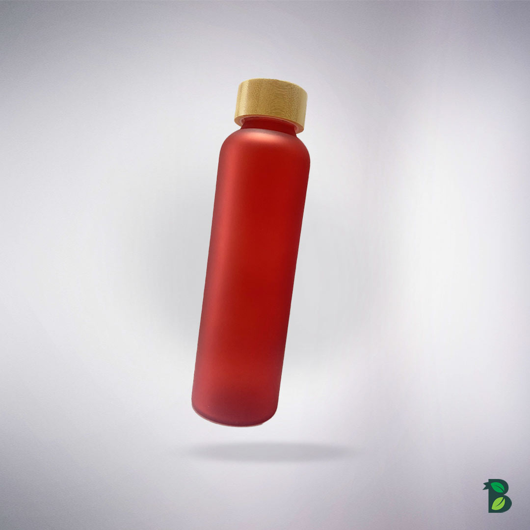 Crvena BAMBOO flaša za piće 550ml