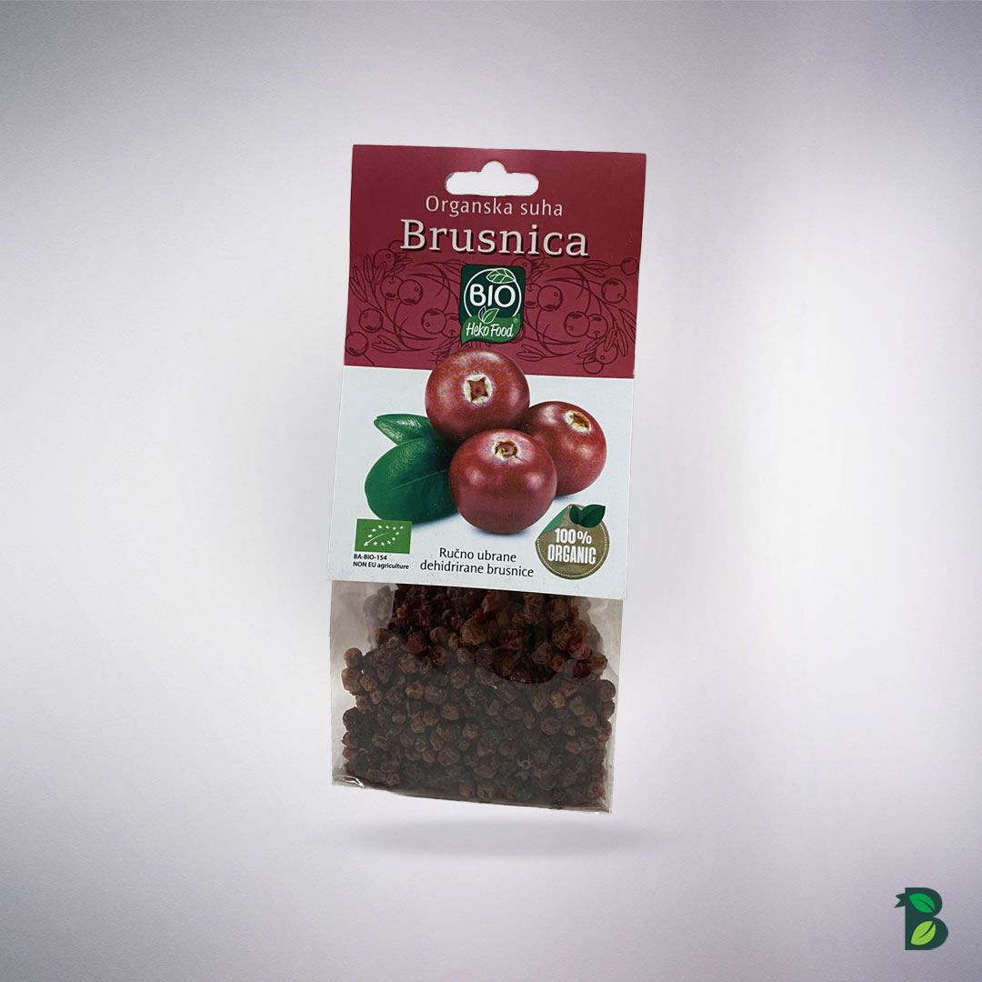 Brusnica suha 30g - Organska