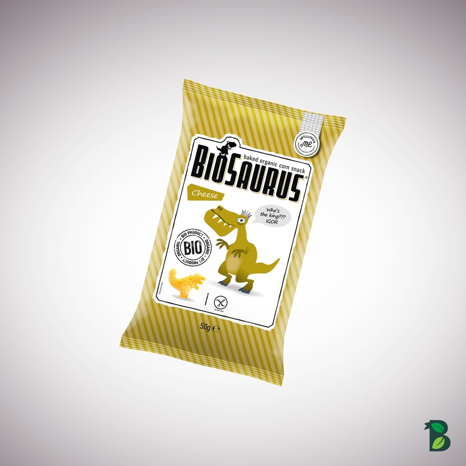 Biosaurus kukuruzni flips - Sir 50g Organski - Bez glutena